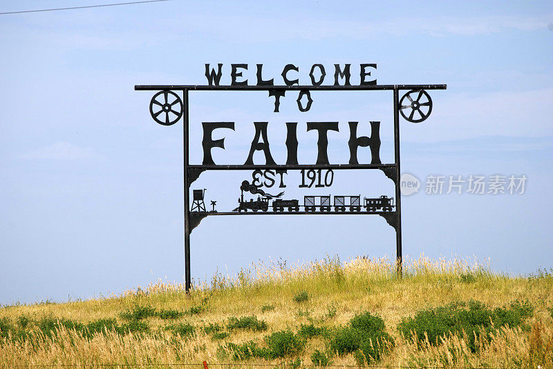 欢迎来到南达科他州的Faith Sign